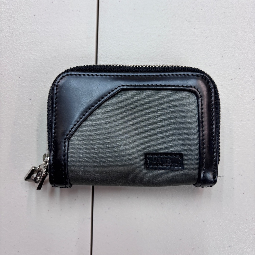 Aaron Irvin Design Group Small Leather/Nylon Wallet